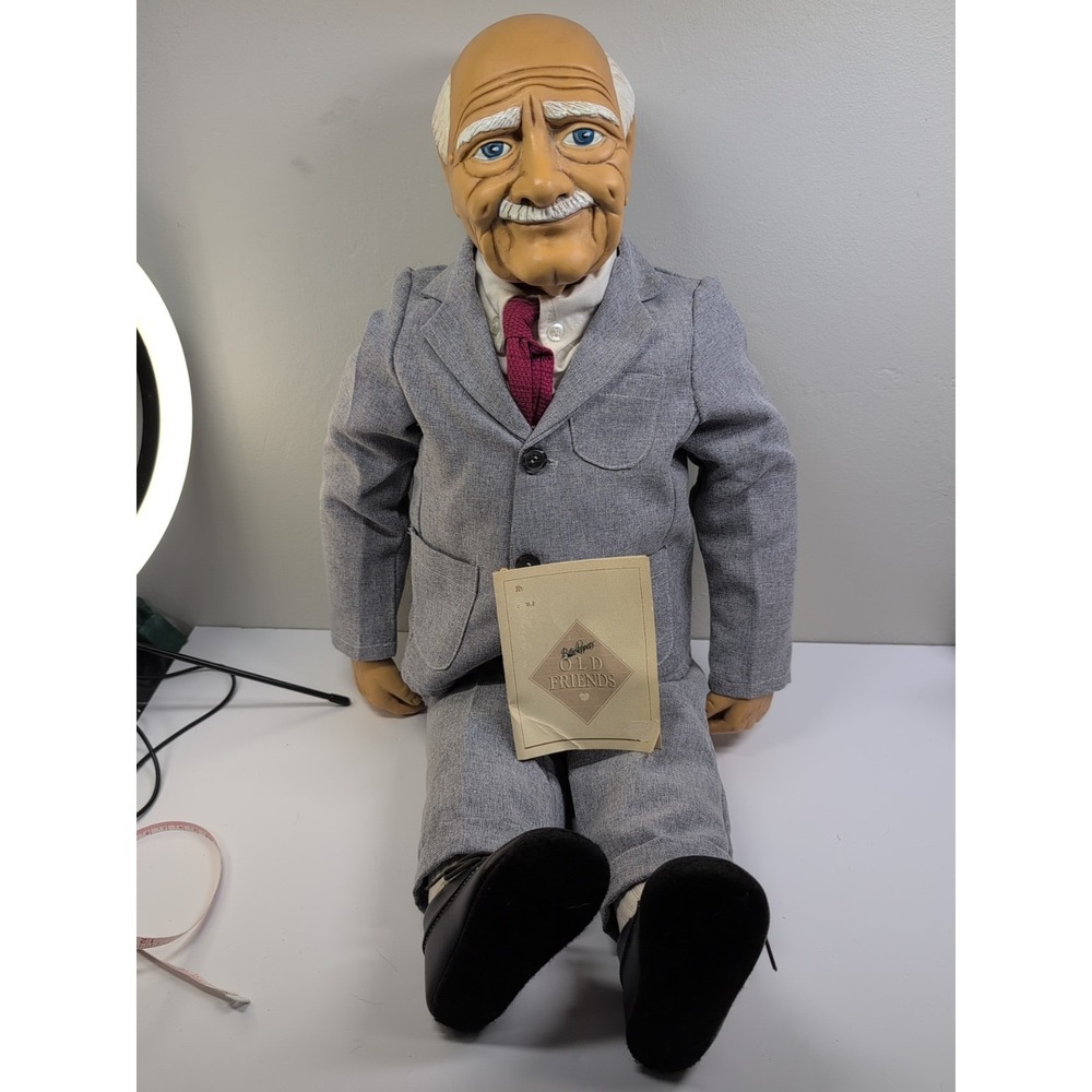 Vintage Billie Peppers 1987 Businessman Grandpa Doll 30" Tall